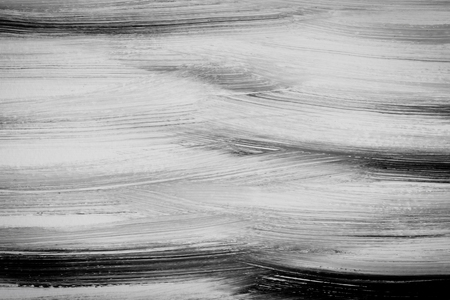 Paint brush strokes on paper texture backgroundの写真素材