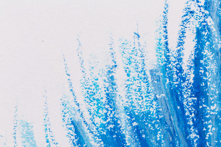 crayons blue frame texture background close up shotの写真素材