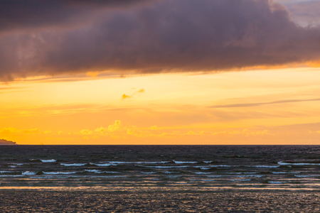 Beautiful seascape sunset.の写真素材