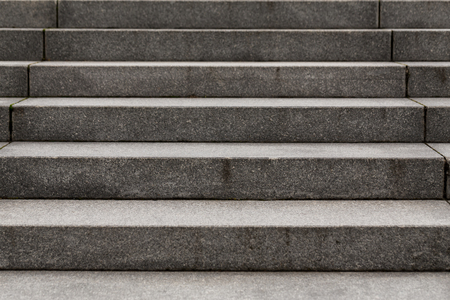 Abstract modern concrete stairs to building - stairway composition