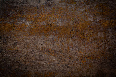 metallic metal paint rusty background wall for designの写真素材