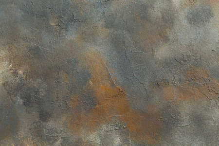 abstract rusty chocolate metallic  background texture concrete or plaster hand made wall