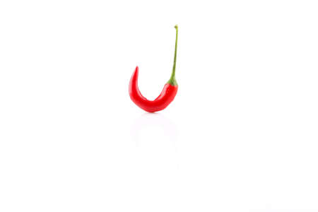 Red chili pepper isolated on a white background