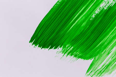 acrylic green paint texture background hand made brush on paper