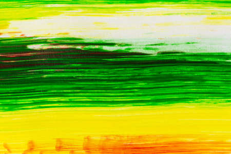 acrylic paint texture background multi color red green yellow brown orangeの写真素材