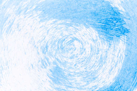 acrylic paint texture background blue color on white paper. Brush stroke. Hand madeの写真素材