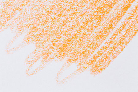 yellow brown pastel drawing paper crayons background textureの写真素材