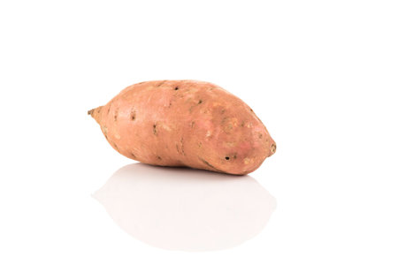 Sweet potato batata on the white background isolatedの写真素材
