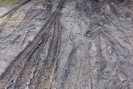 Tractor or Car Mud Dirt Track Background