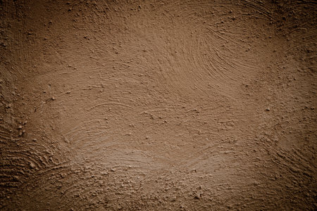 Blue background wall texture with dark edgesの写真素材