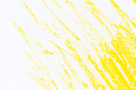 yellow white skatch crayons strockes texture backgroundの写真素材