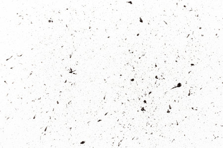 Canvas painting wall abstract texture paint white paper black paint splash backgroundの写真素材