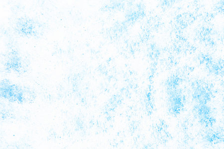 acrylic paint texture background blue color on white paper. Brush stroke. Hand madeの写真素材