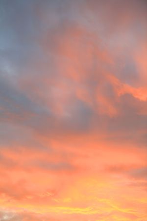 sunset sky at summer eveningの写真素材