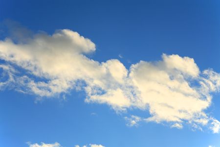 cloud on blue sky at dayの写真素材