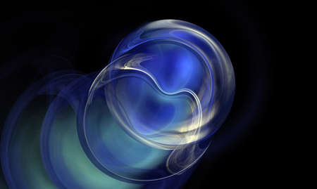 abstract fractal on black