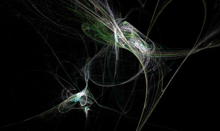 abstract fractal on black