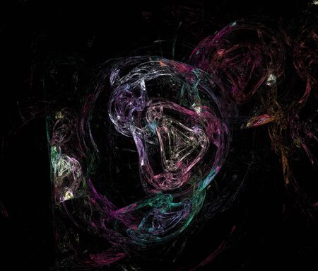digital fractalの写真素材