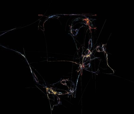 digital fractalの写真素材