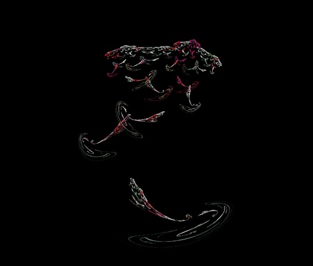 digital fractalの写真素材