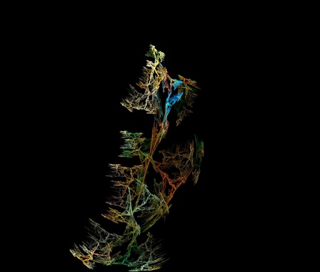 digital fractalの写真素材