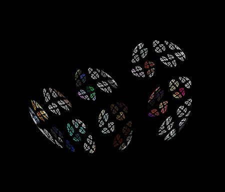 digital fractalの写真素材
