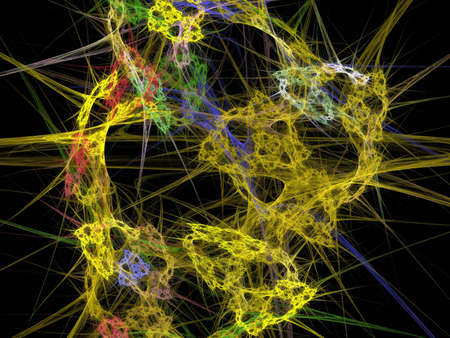 digital fractalの写真素材