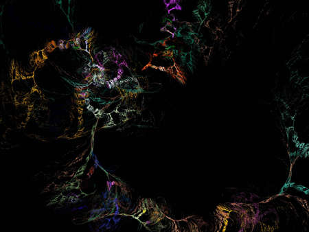 digital fractalの写真素材