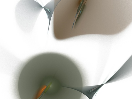 digital fractal on white backgroundの写真素材