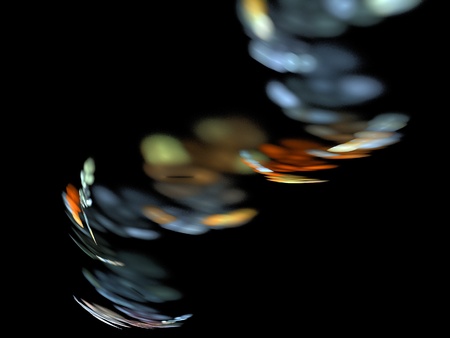 digital fractalの写真素材