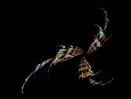 digital fractalの写真素材