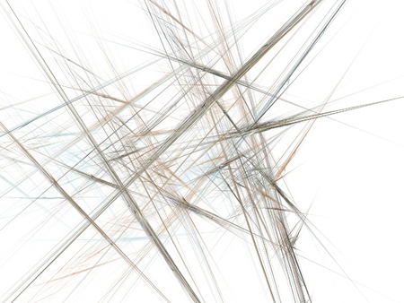 digital fractal on white background