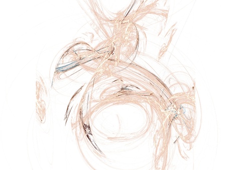 digital fractal on white backgroundの写真素材