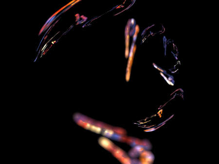 digital fractalの写真素材