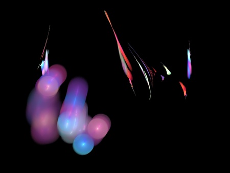 digital fractalの写真素材