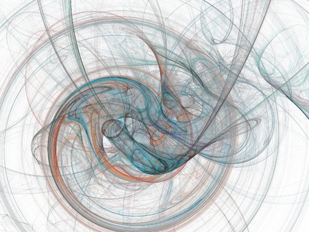 digital fractal on white backgroundの写真素材