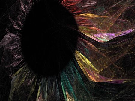 digital fractalの写真素材