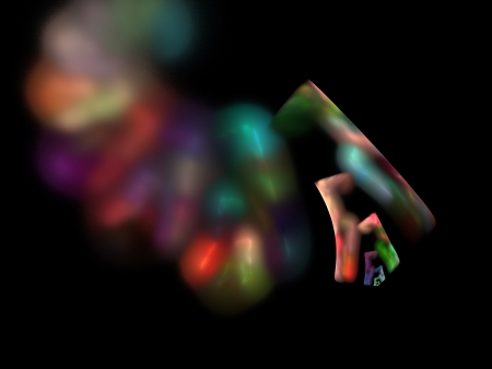 digital fractalの写真素材