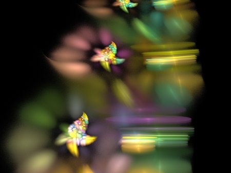 digital fractalの写真素材
