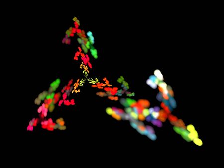 digital fractalの写真素材
