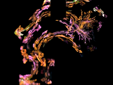 digital fractalの写真素材