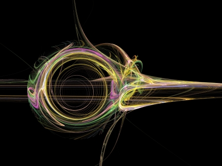 digital fractalの写真素材