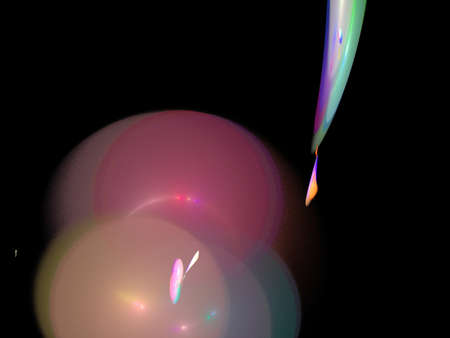 digital fractalの写真素材