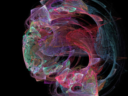 digital fractalの写真素材