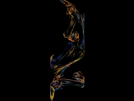 digital fractalの写真素材