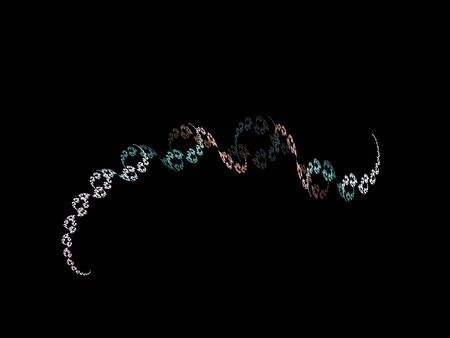 digital fractalの写真素材