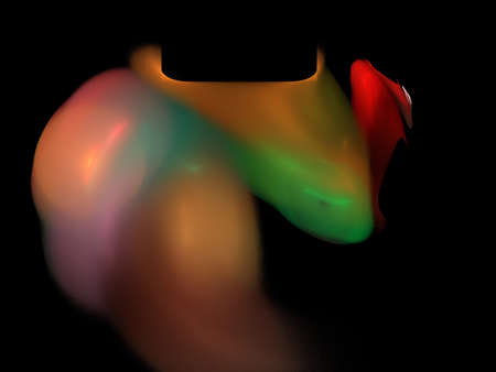 digital fractalの写真素材