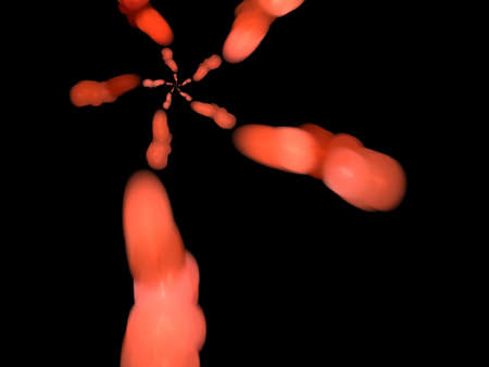 digital fractalの写真素材