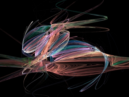 digital fractalの写真素材