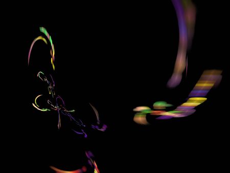 digital fractalの写真素材